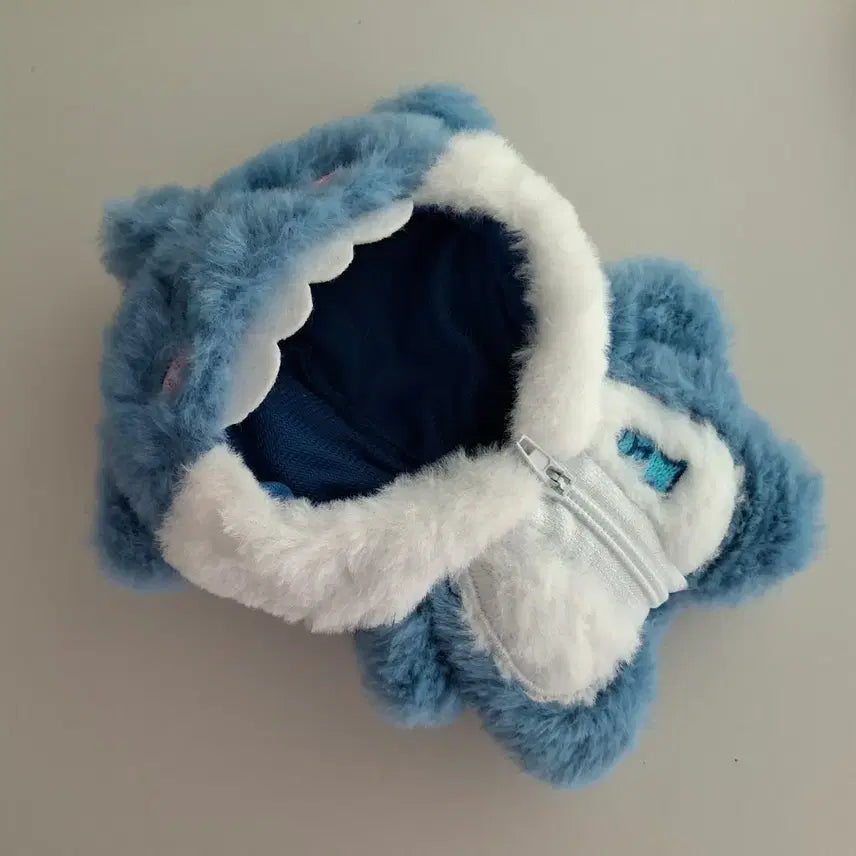 [BUNJANG] 10cm Doll Clothes - Shark Design (Blue) / 10cm 상어 인형옷- 블루