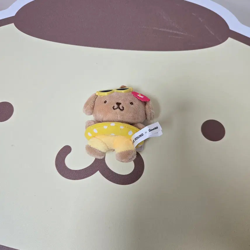 [BUNJANG] Tanning Pompompurin Olive Young Keyring / 태닝 폼폼푸린 올리브영 키링