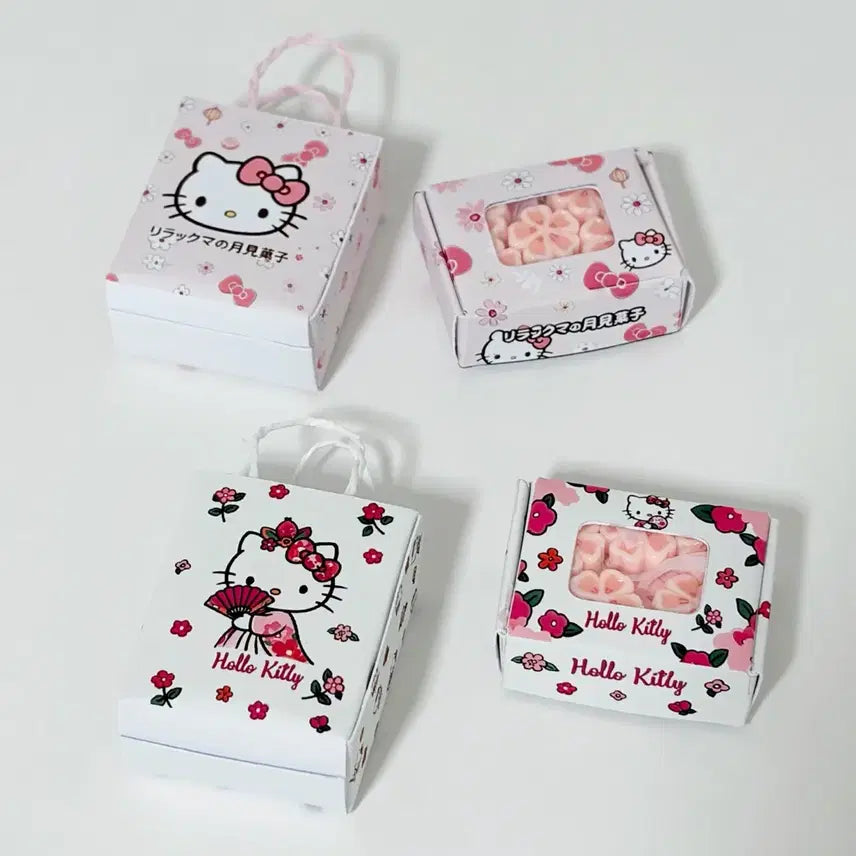 [BUNJANG] Miniature Kitty Gift Set (2 Types) / 미니어쳐 키티 선물세트 2종