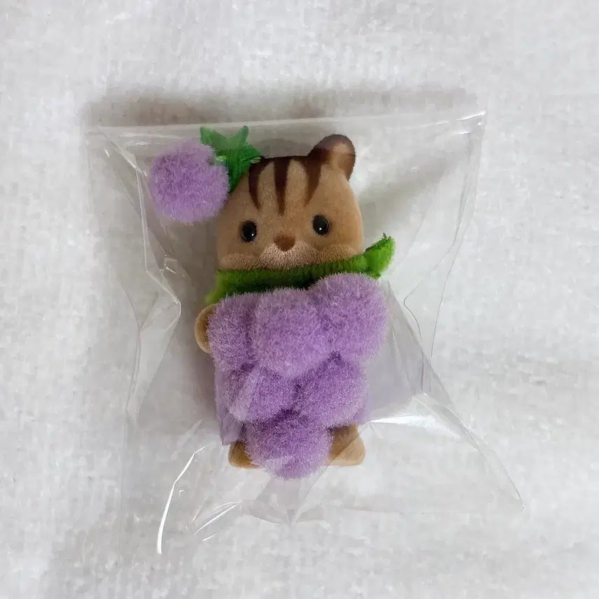 [BUNJANG] Sylvanian Families Grape Squirrel Split Set / 실바니안 과일 포도 다람쥐 분철