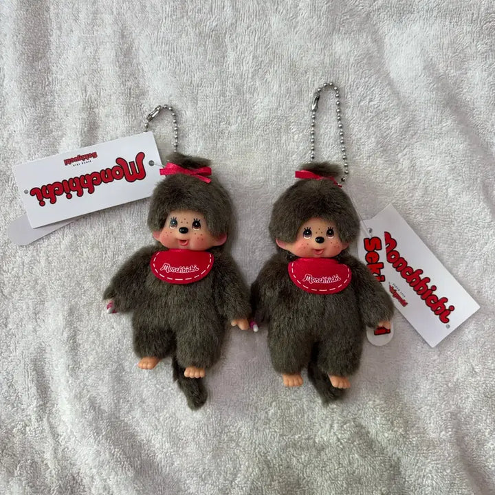[BUNJANG] Monchhichi Monchhichan Mini Keychain with Tag / 몬치치 미니 키링 몬치치짱 택 o