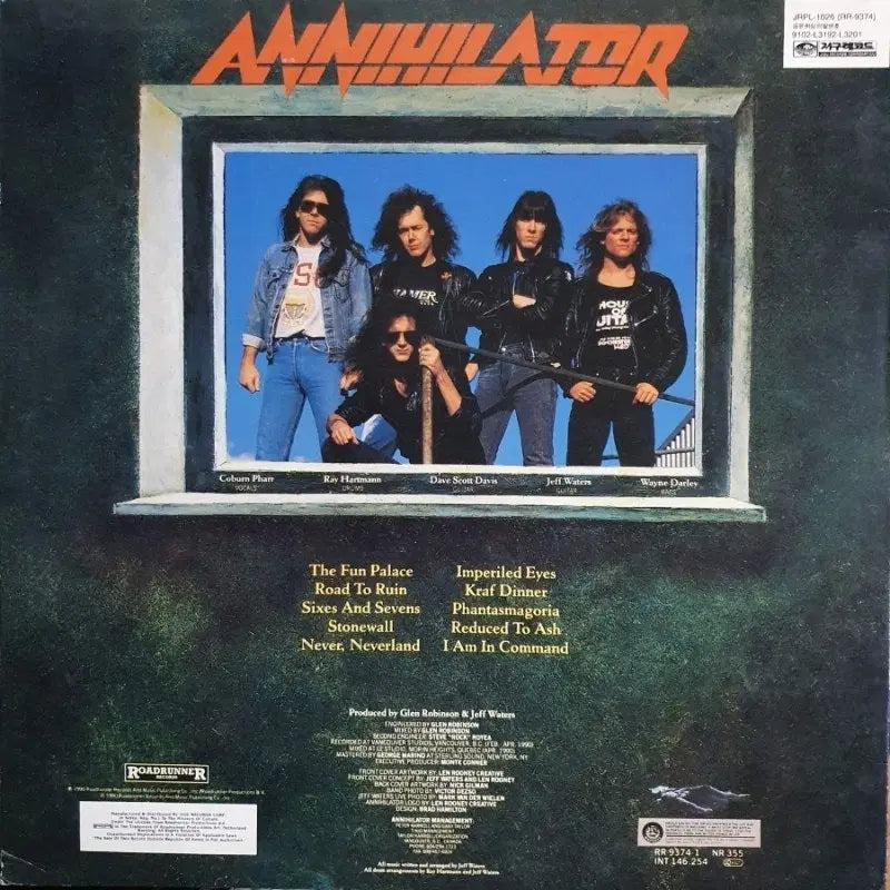 [BUNJANG] Annihilator Never, Neverland LP / ANNIHILATOR - NEVER,NEVERLAND LP