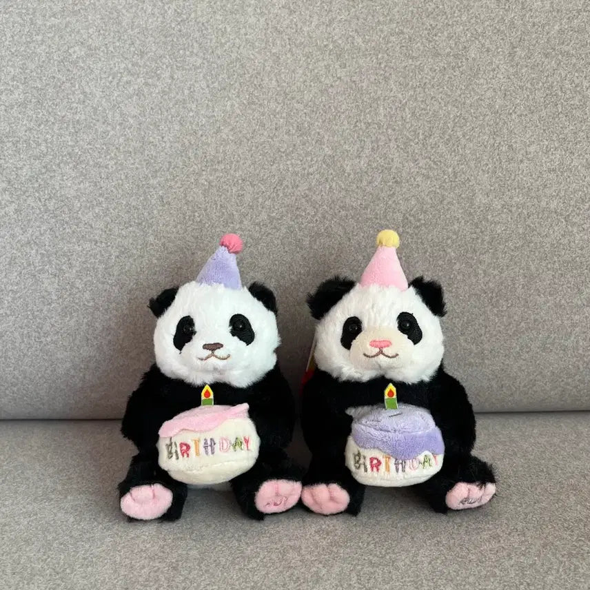 [BUNJANG] Huibao Ruibao Birthday Doll Set / 후이바오 루이바오 생일 인형 세트