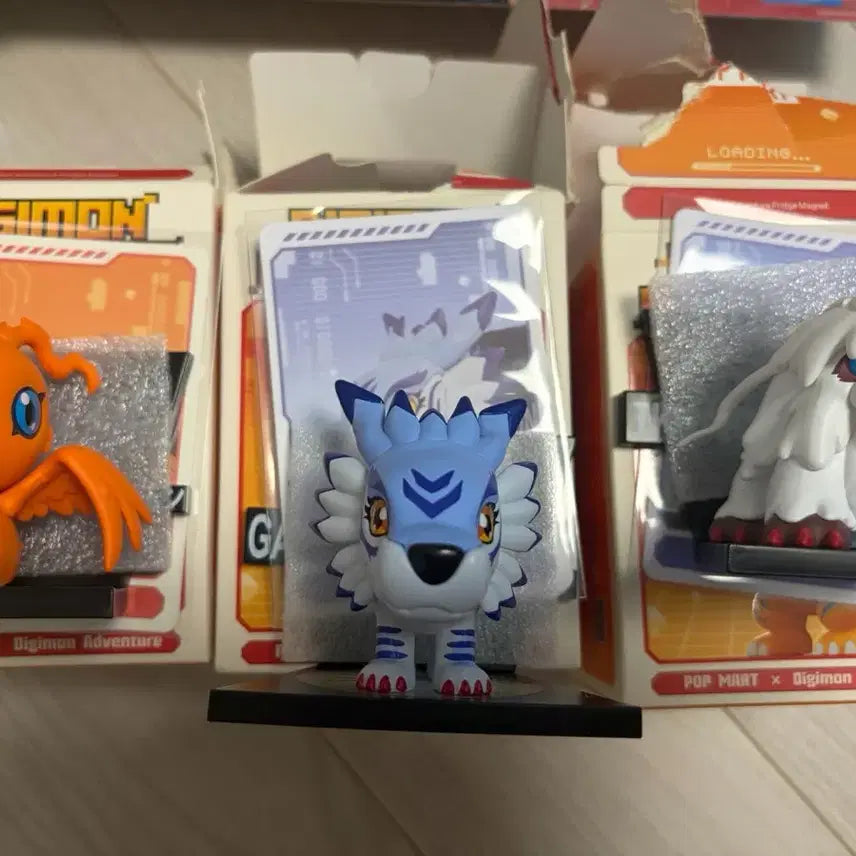[BUNJANG] Pop Mart Digimon Bundle Garurumon, Angemon, Birdramon Figures / 디지몬 팝마트 피규어 일괄 판매 가루몬 원뿔몬 버드라몬