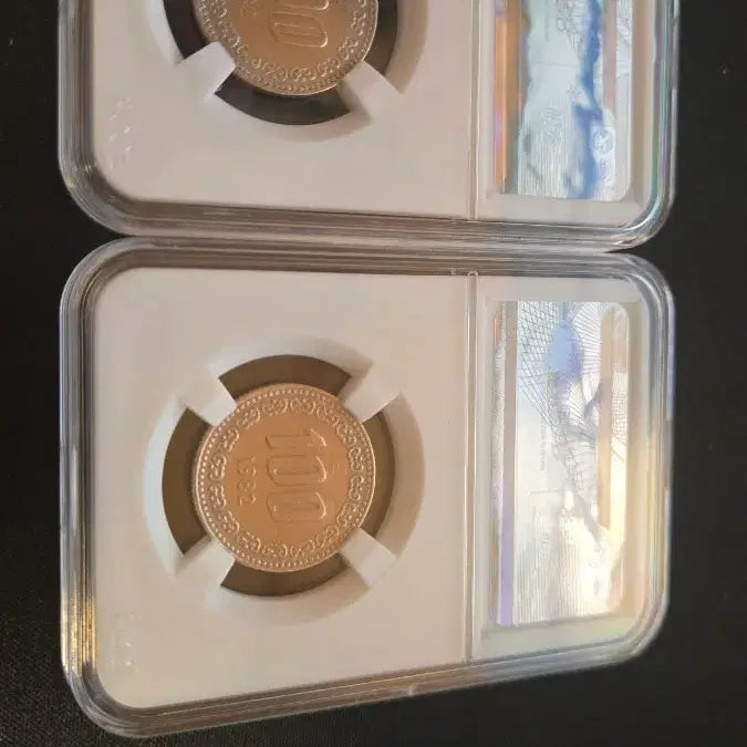 [BUNJANG] Rare 1982 Korean 100 Won Coin / 1982년 그래이딩 희귀 주화 판매합니다 (100원 정.)@@마지막 할인