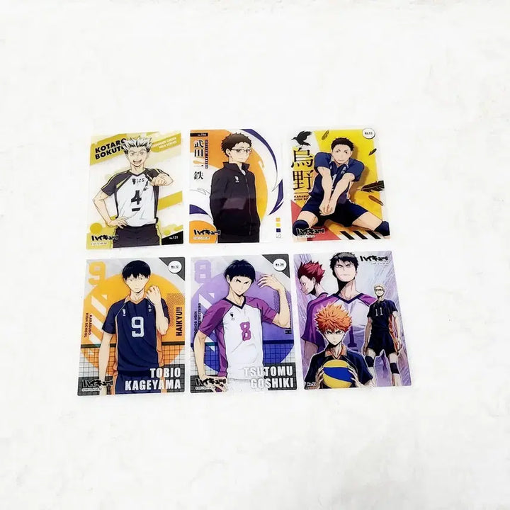[BUNJANG] Haikyuu!! Bundle Set - Kageyama, Bokuto, Hinata, Goshiki, Shiratorizawa, Daichi Cards / [일괄]하이큐 카드 카게야마 보쿠토 히나타 고시키 시라토리자와 다이치