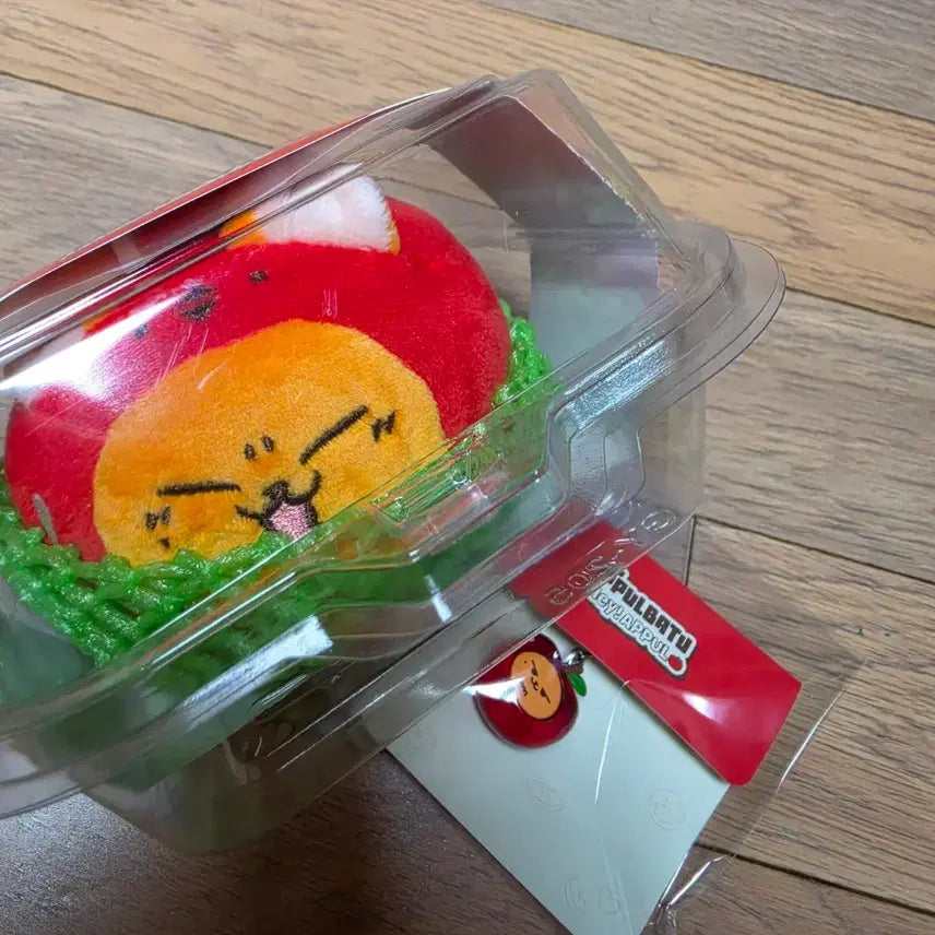 [BUNJANG] Bbulbatu Apple Hwangchun Stress Ball Mini Keychain (Sealed) / 뿔바투 애플 황춘 스트레스볼 미니키링 미개봉