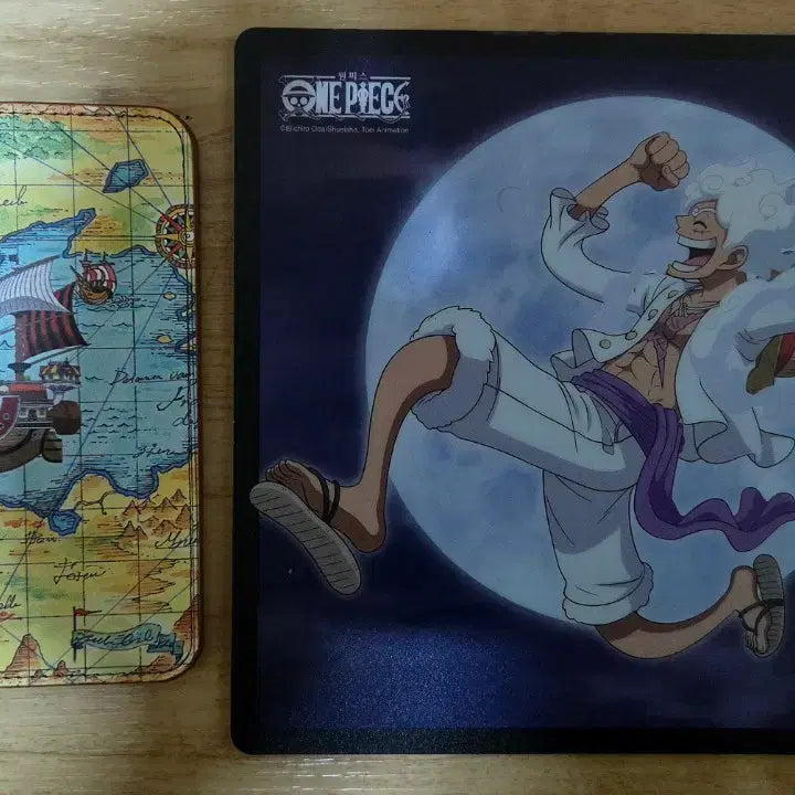 [BUNJANG] One Piece Gear 5 Nika Luffy Mousepad &amp; Passport Case Bundle / 원피스 여권 케이스 기어5 니카 루피 마우스패드 일괄 판매