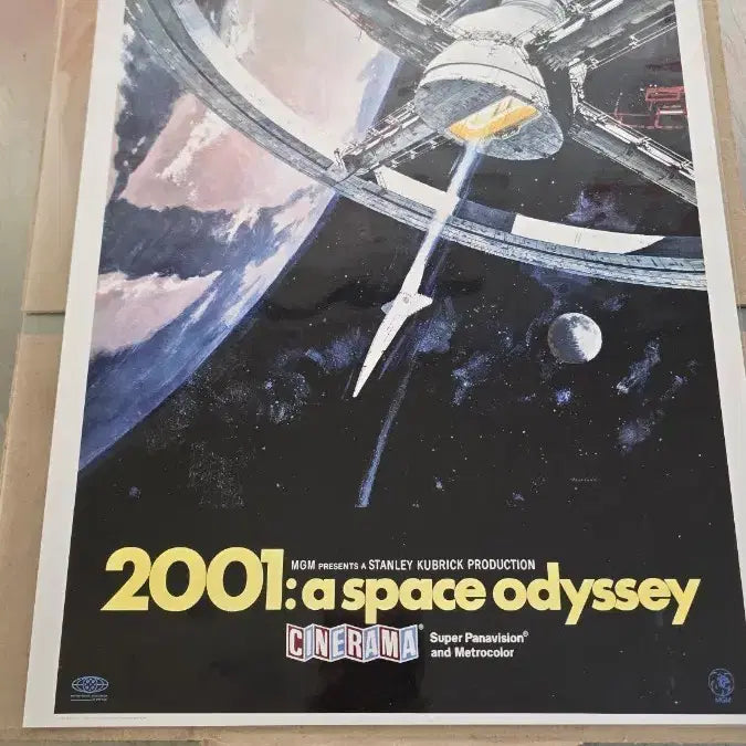 [BUNJANG] Stanley Kubrick 2001: A Space Odyssey A3 Poster / 스탠리 큐브릭 감독전 2001 스페이스 오디세이 포스터(A3) 팝니다
