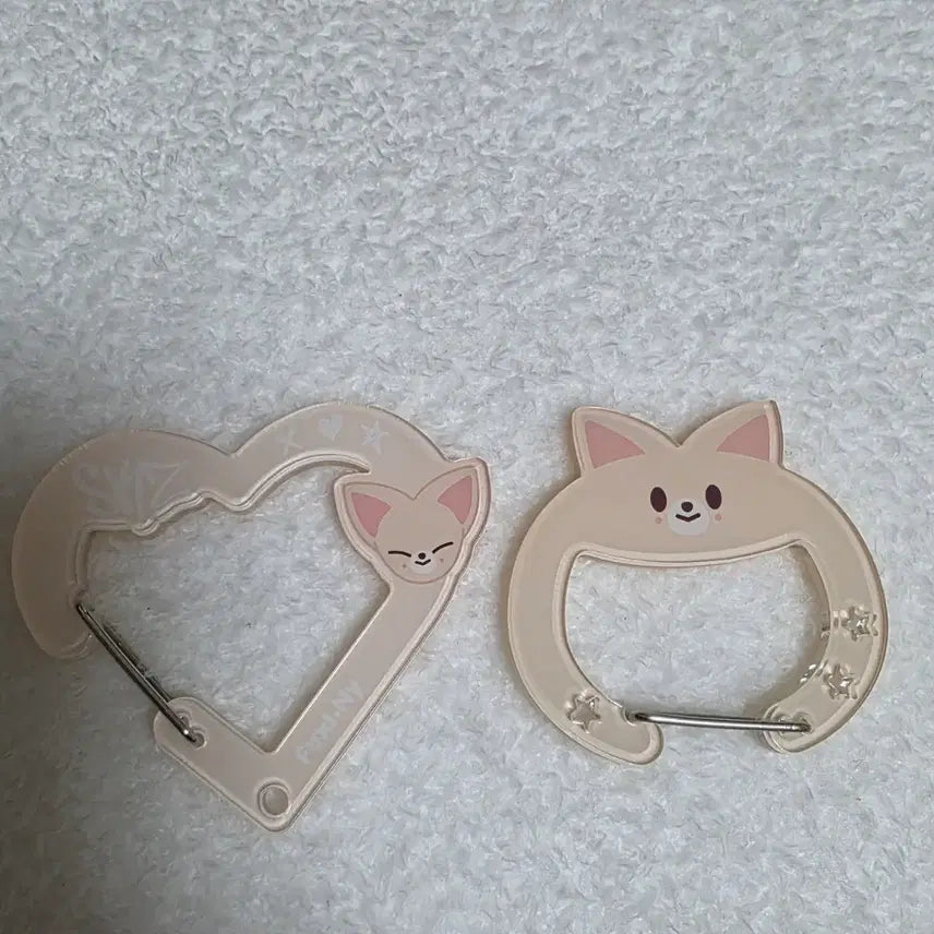 [BUNJANG] Foxini Acrylic Carabiner Set / 폭시니 아크릴 카라비너 세트