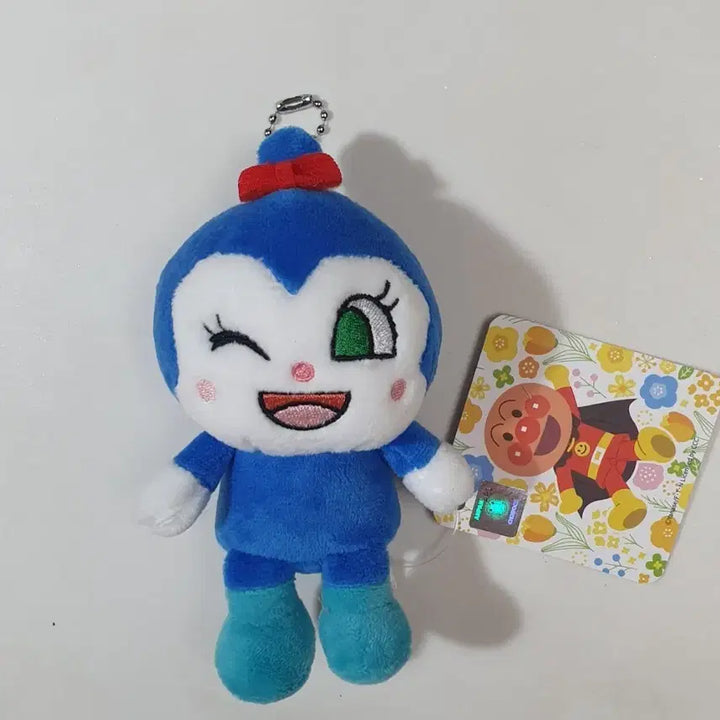 [BUNJANG] Anpanman Jjarangi Character Rattle Plush Keychain New / 호빵맨 딸랑이 sd 인형 키링 새상품