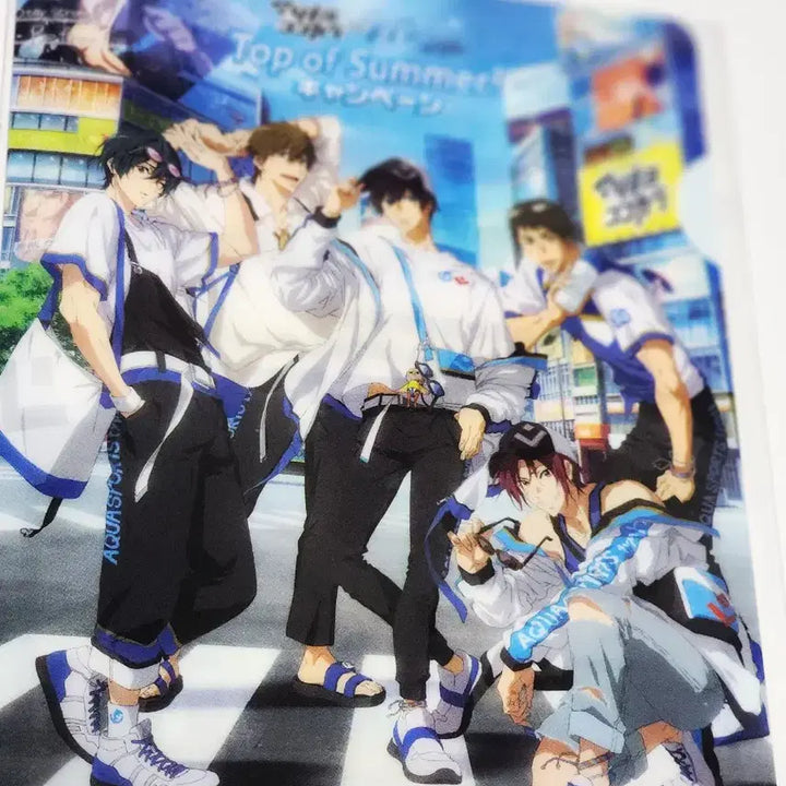 [BUNJANG] Free! Matsukiyo Collaboration Mini Clear File / free! 프리 마츠키요 콜라보 미니 클리어파일