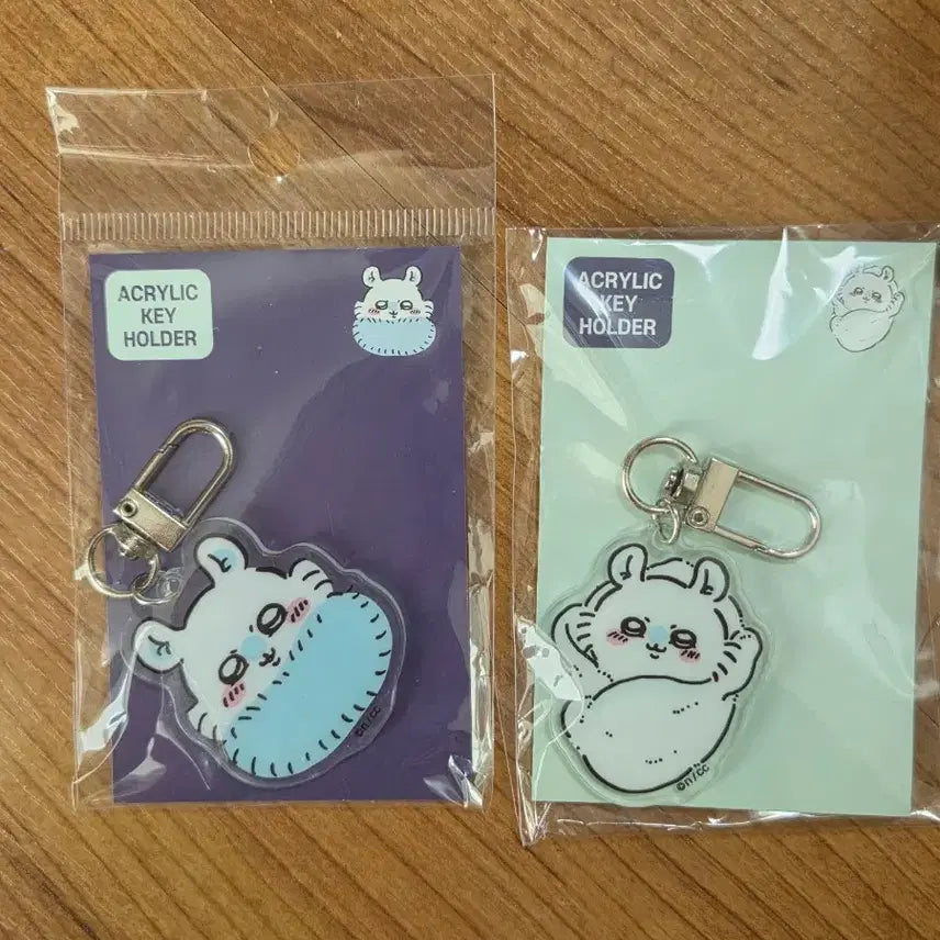 [BUNJANG] Momongga Acrylic Keyring 2 Types Set / (일괄) 모몽가 아크릴 키링 2종 세트