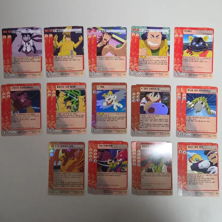 [BUNJANG] Live On Cardriver Animation Special 2 Complete Set Trading Cards / [일괄] 라이브온 카드리버 애니메이션 스페셜2 고전 완구 페달 플러그