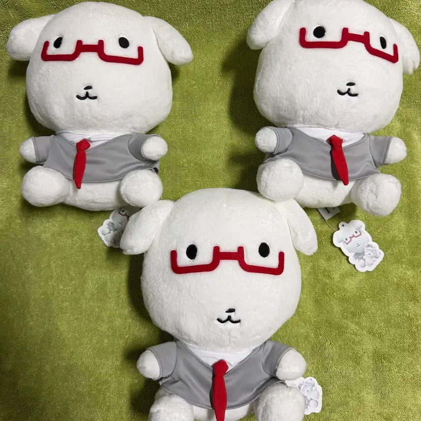 [BUNJANG] Ganadi Glasses Character Plush Toy / 가나디 안경멍 인형 새상품