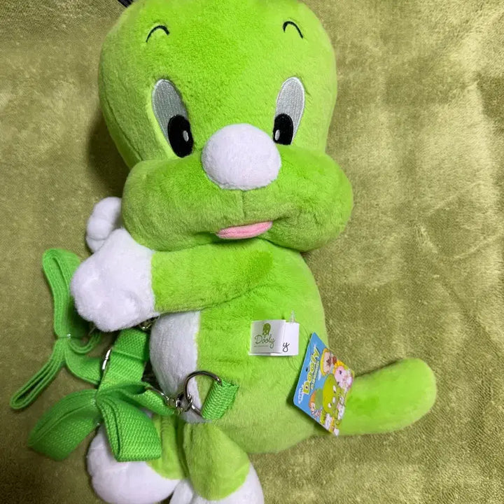 [BUNJANG] Dooly The Little Dinosaur Plush Backpack New / 아기공룡둘리 인형가방(백팩) 새상품