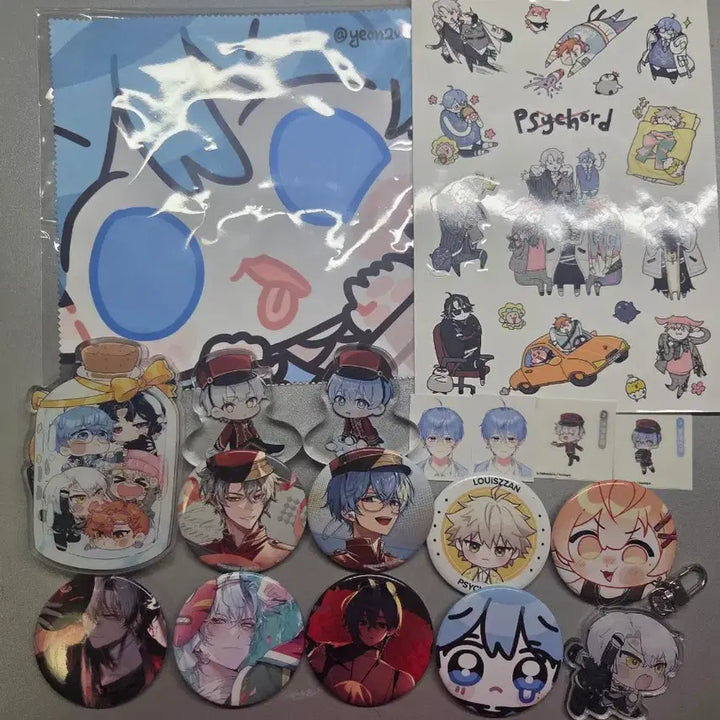 [BUNJANG] Psycode 3rd Anniversary Yeonyi Pin Button Photocard Bundle Set / 급전) 싸이코드 굿즈 판매