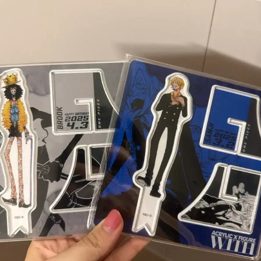[BUNJANG] One Piece Sanji Brook Acrylic Stand / [일본정품] 원피스 아크릴 스탠드 상디 브룩
