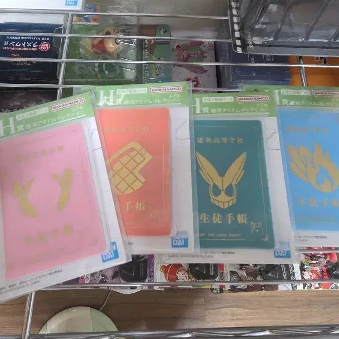 [BUNJANG] My Hero Academia Student Notebook Set H Prize (Bundle Set, Sealed) / 히로아카 학생수첩 H상 4종 (일괄,미개봉)