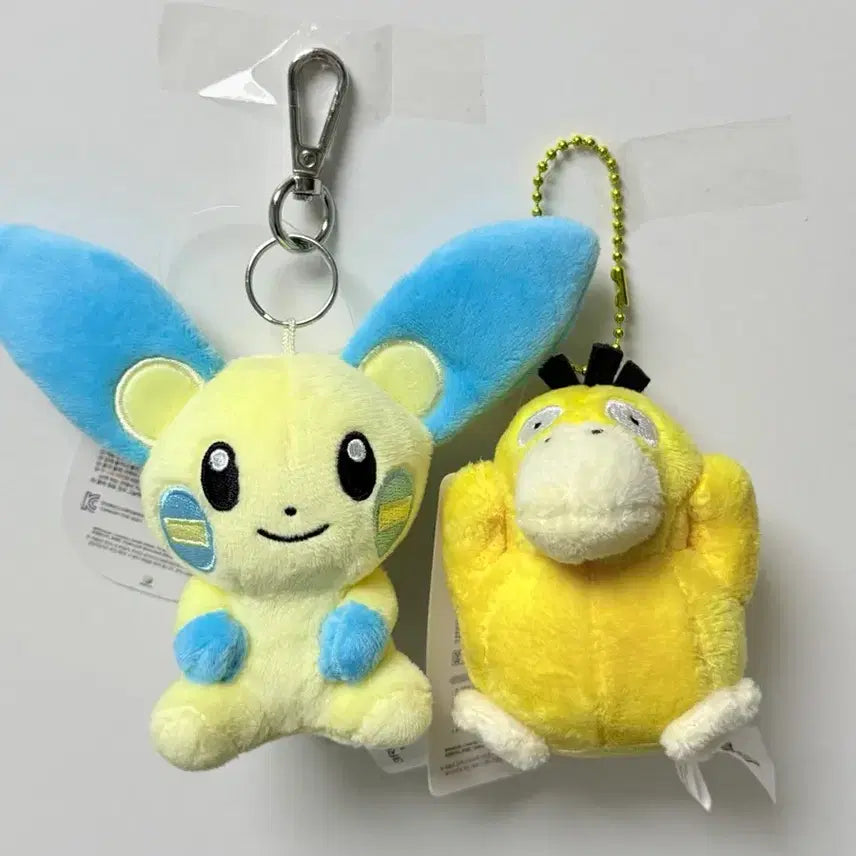 [BUNJANG] Pokemon Golduck Psyduck Keyring Set / 정품 포켓몬스터 고라파덕 마이농 키링 세트 판매