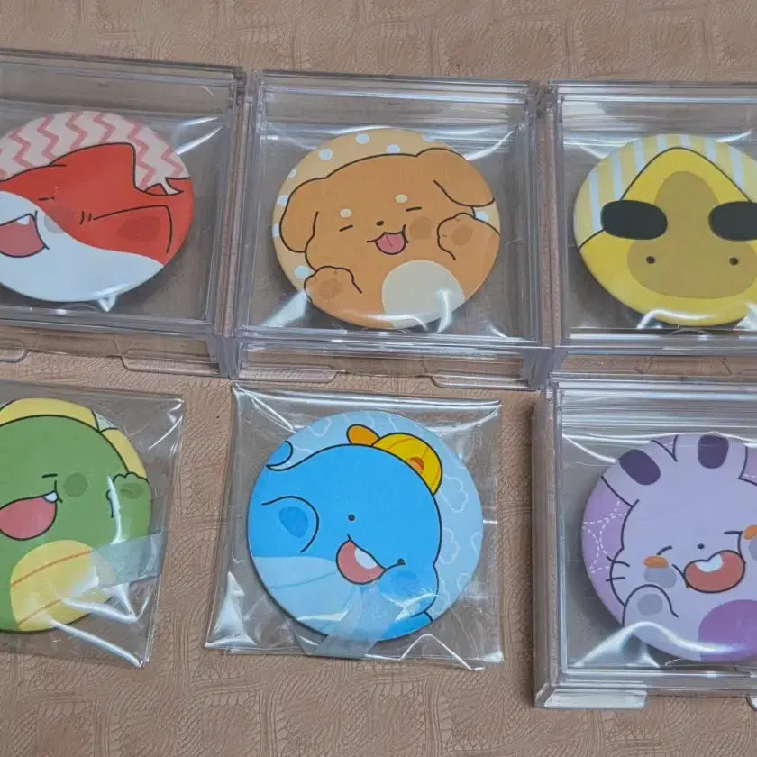 [BUNJANG] Pixelie Jjameul 10th Anniversary Can Badge Bundle Set / 일괄) 픽셀리 잠뜰 팝업 10주년 캔뱃지