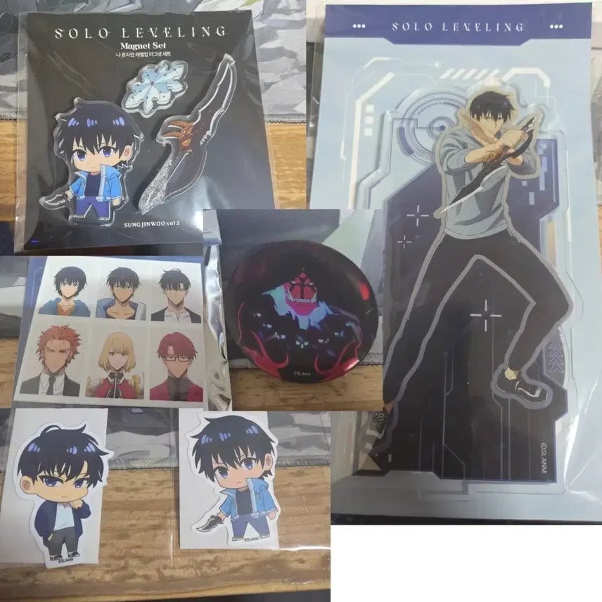 [BUNJANG] Solo Leveling Merchandise Bundle Set / 나 혼자만 레벨업 굿즈 일괄