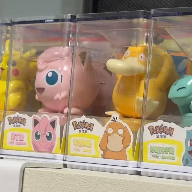 [BUNJANG] Pokemon Monster Figure 5 Type Bundle Set / (새상품) 포켓몬스터 피규어 5종 일괄(피카츄,이상해씨,꼬부기,푸린,고라파덕)