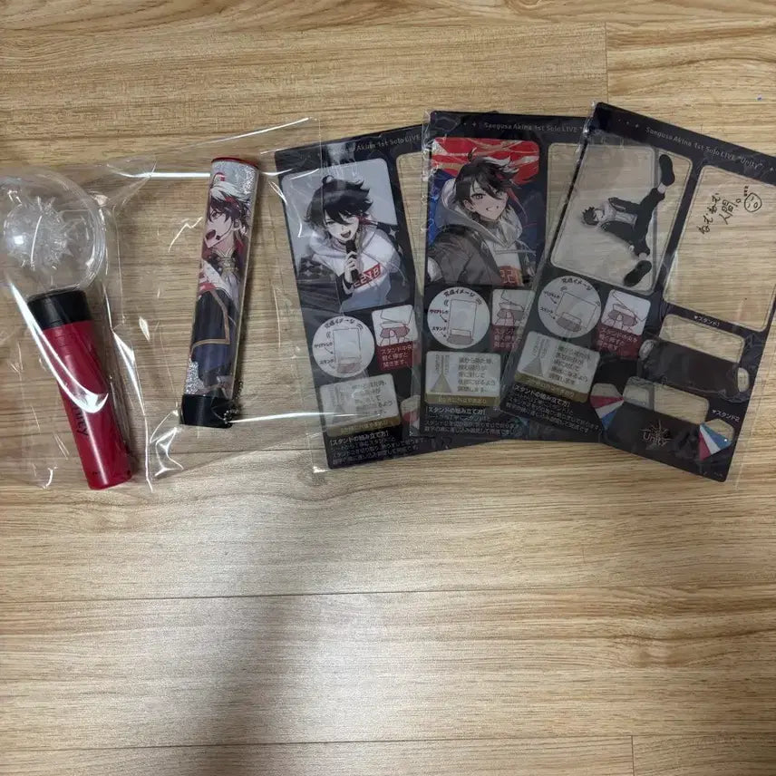 [BUNJANG] NIJISANJI Akina Saegusa Support Stick Bundle Set / 니지산지 사에구사 아키나 응원봉 일괄 판매