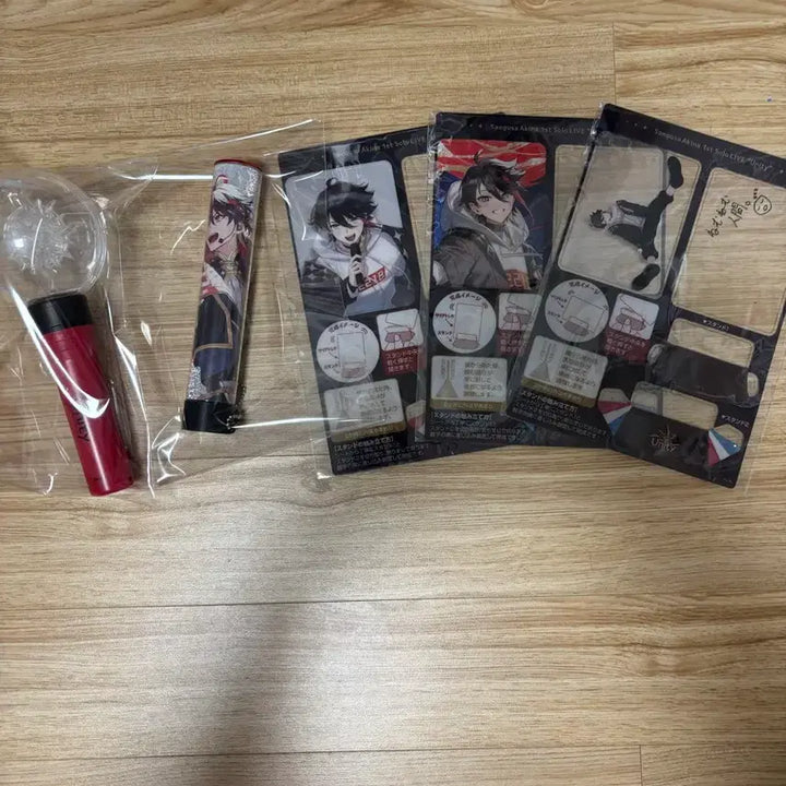 [BUNJANG] NIJISANJI Akina Saegusa Support Stick Bundle Set / 니지산지 사에구사 아키나 응원봉 일괄 판매