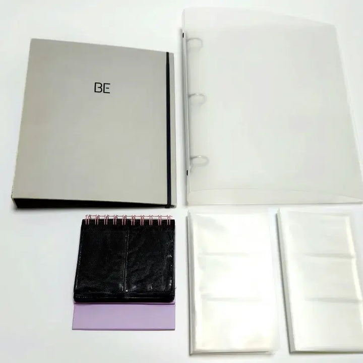 [BUNJANG] BTS Be Photocard Binder Set / bts 방탄 be 포카 바인더, 투명 3공 바인더, 미니 바인더