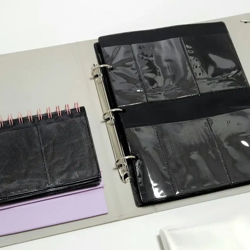 [BUNJANG] BTS Be Photocard Binder Set / bts 방탄 be 포카 바인더, 투명 3공 바인더, 미니 바인더