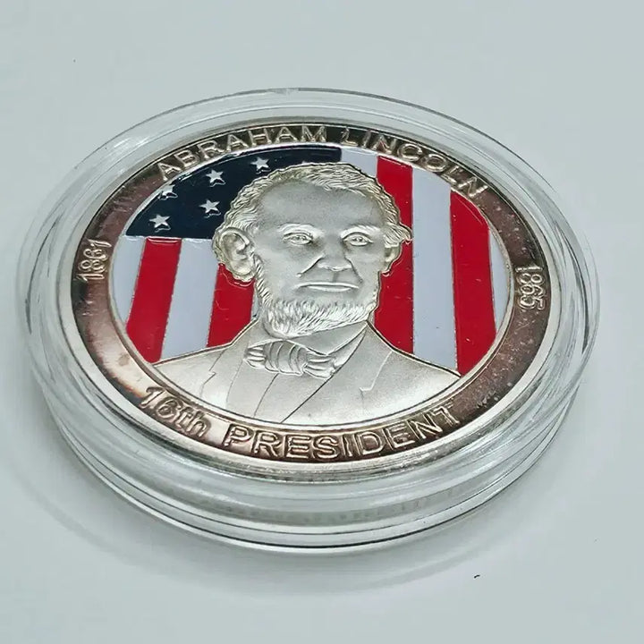 [BUNJANG] US Presidents Commemorative Medals Set (Lincoln, Washington) / 미국 대통령 기념메달 3종 링컨 조지 워싱턴 관광 기념품