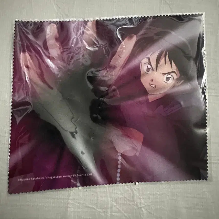 [BUNJANG] Inuyasha Sesshomaru Multi-Cleaner Microfiber Cloth / 이누야샤 팝업스토어 미륵 멀티클리너 안경닦이
