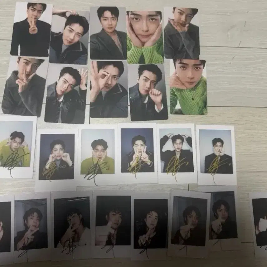 [BUNJANG] EXO Sehun EXO PLANET Uniform &amp; Photocard Bundle Set / 엑소 세훈 엑소 플래닛 유니폼 &amp; 포카 일괄 판매