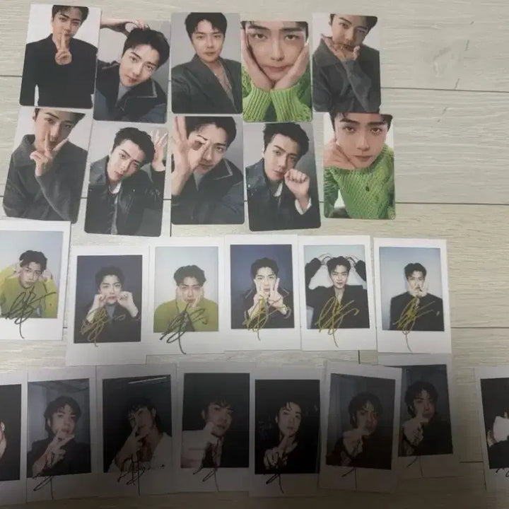 [BUNJANG] EXO Sehun EXO PLANET Uniform &amp; Photocard Bundle Set / 엑소 세훈 엑소 플래닛 유니폼 &amp; 포카 일괄 판매