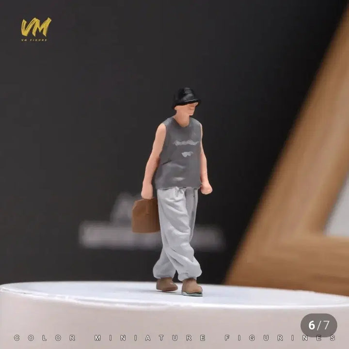[BUNJANG] 1:64 Scale Diecast Diorama Miniature Figures 5-Piece Set (Mini GT) / 1:64 다이캐스트 디오라마 미니피규어 5종 (미니지티)