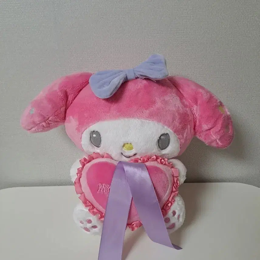 [BUNJANG] Sanrio My Melody Heart Plush Medium / 산리오 마이멜로디 하트 인형 중형