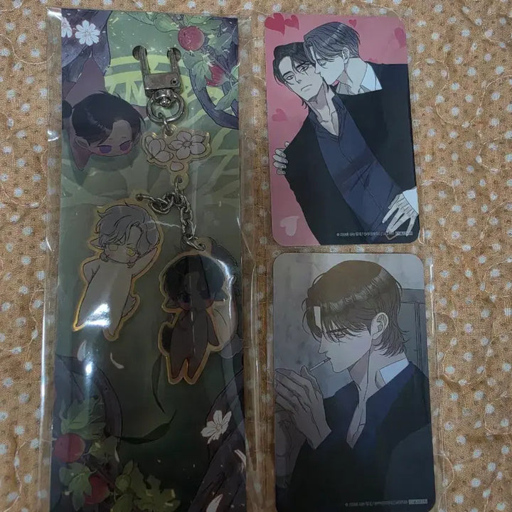 [BUNJANG] SMIRNA &amp; CAPRI Spirit Keyring + Gaechaban Photocard Bundle Set / 미개봉 스미르나앤카프리 정령 키링+개차반 포카 일괄 포토카드