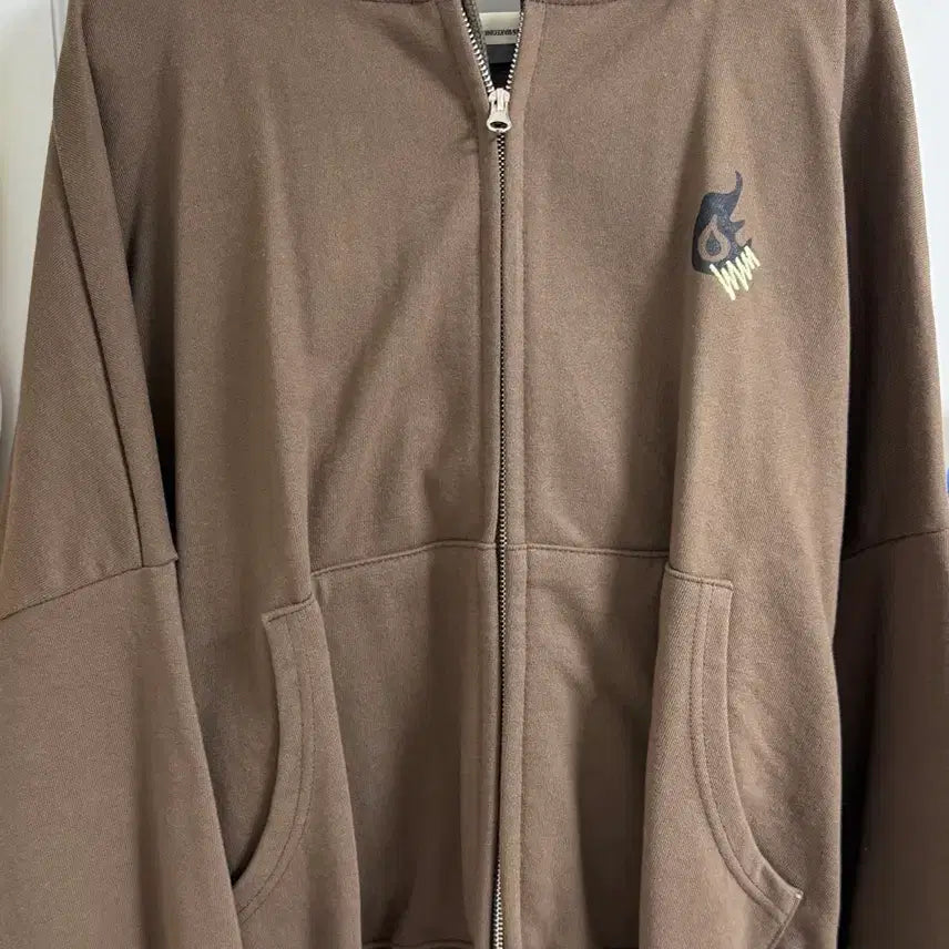 [BUNJANG] Alpha Drive One (RD1) MD Hoodie Zip-Up Brown / 알파드라이브원 알디원 md 후드집업 후디