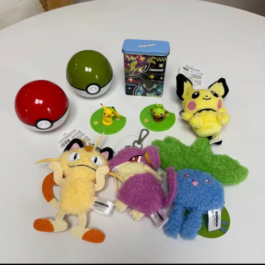 [BUNJANG] Pokemon Nature Figure &amp; Doll Keychain Bundle Set / 포켓몬스터 자연피규어 + 인형키링 일괄