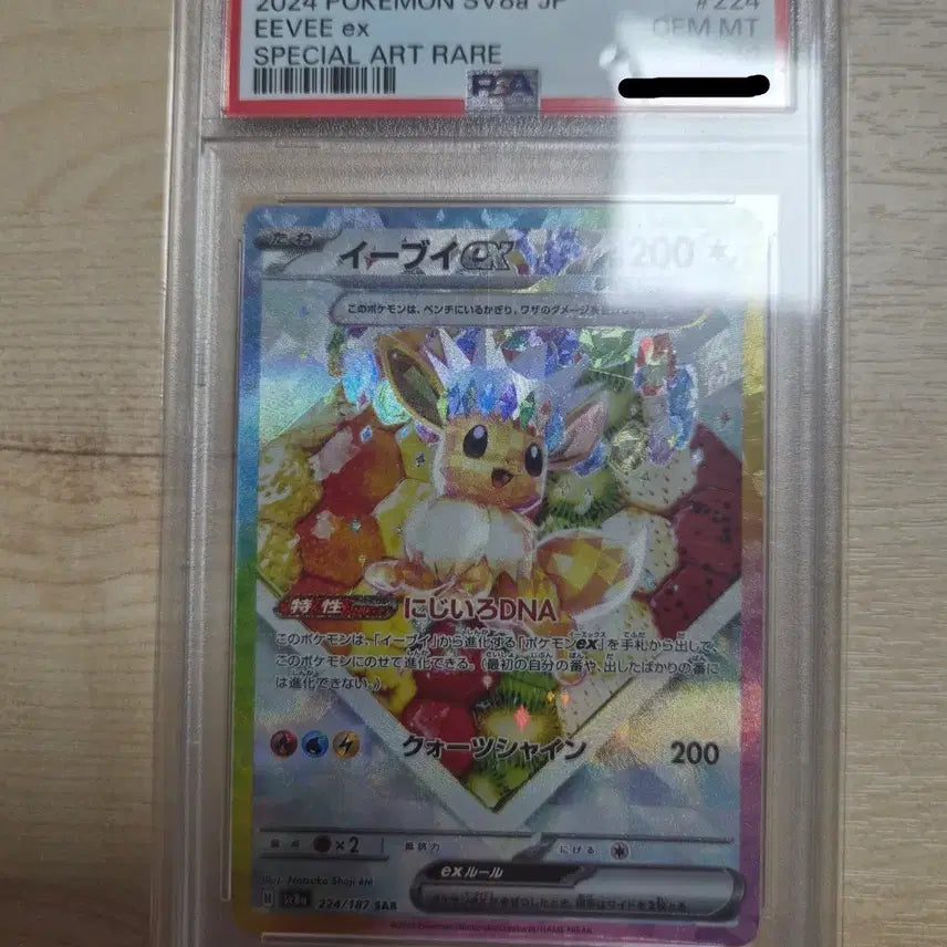 [BUNJANG] Terastal Cake Eevee PSA 10 SAR / 일판 테라스탈 케이크 이브이 Psa10 sar