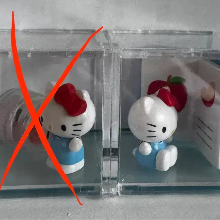 [BUNJANG] Hello Kitty Apple Workshop Figure Set / 헬로키티 사과 공방 피규어