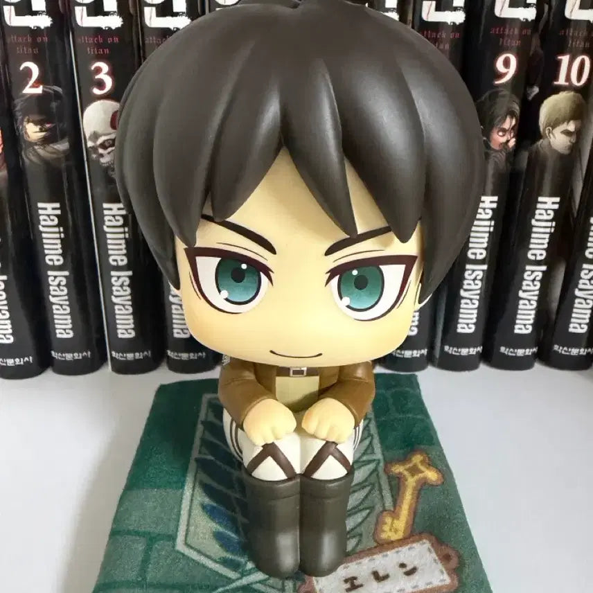 [BUNJANG] Eren Jaeger Look Up Figure (Opened, Bonus Included) / (개봉, 특전포함) 에렌 룩업