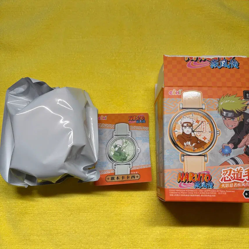 [BUNJANG] Naruto Kakashi EAKI Wristwatch (Sealed) / 나루토 EAKI 손목시계 카카시 미개봉 새상품