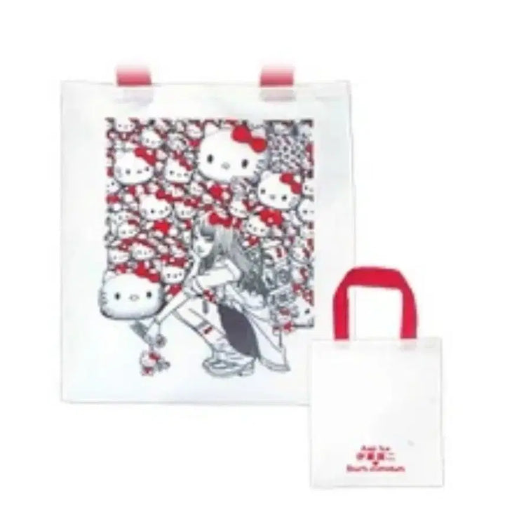 [BUNJANG] Junji Ito x Sanrio Characters Tote Bag / 이토 준지 X 산리오 캐릭터즈 토트백 에코백 가챠 갸루 토미에