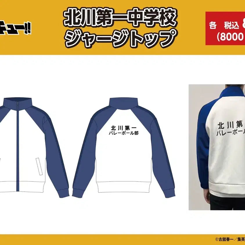 [BUNJANG] Haikyuu!! Kitagawa Daiichi Junior High Jersey / 하이큐 키타가와 중학교 져지 키타가와 다이이치