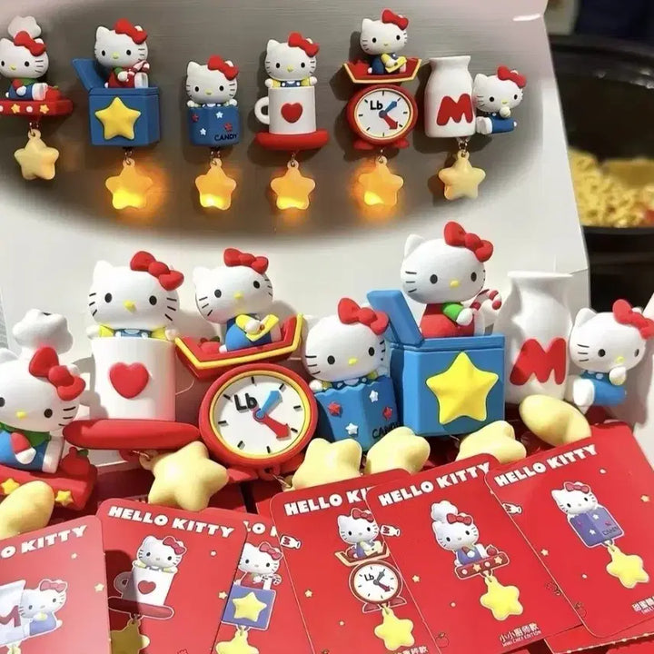 [BUNJANG] Hello Kitty Magnet Mood Lamp 6-Piece Bundle Set / 헬로키티 마그넷 무드등 6종 일괄