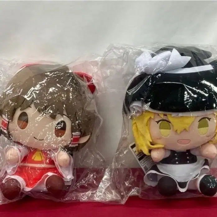 [BUNJANG] Touhou Project Reimu &amp; Marisa Plush Set / 동방 프로젝트 마리사, 레이무 누이구루미