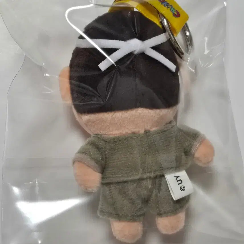 [BUNJANG] Farmer Maenggu Keychain Doll / [새상품] 농부맹구 키링 인형