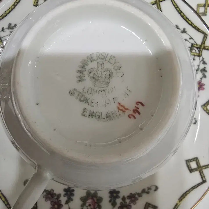 [BUNJANG] Antique Hammersley Trio Teacup Set / 앤틱 빈티지 해머슬리 트리오